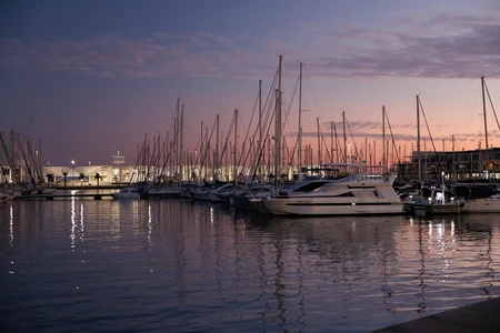 Serene Marina at Dusk