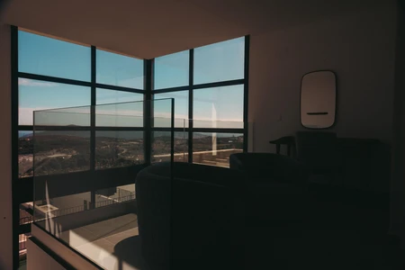 Modern Interior with Scenic View