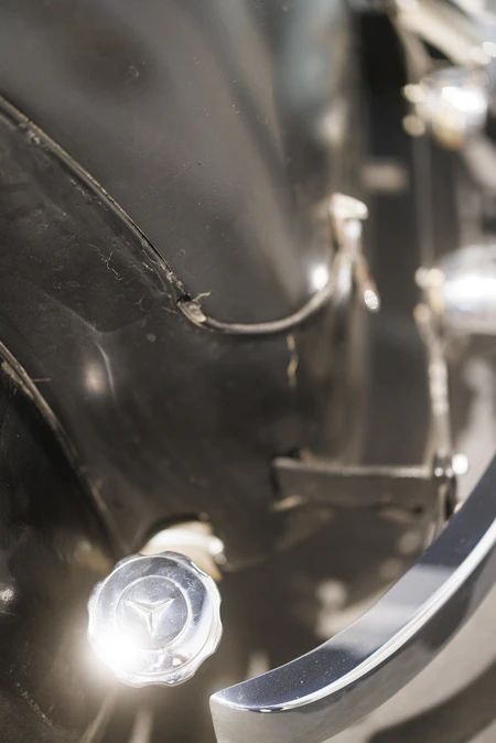 Close-Up of a Vintage Car