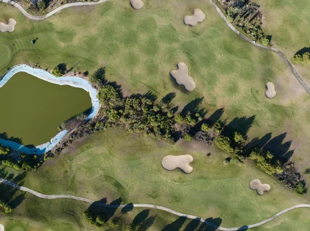 Aerial View of Golf Course