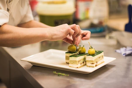 Gourmet Dessert Preparation