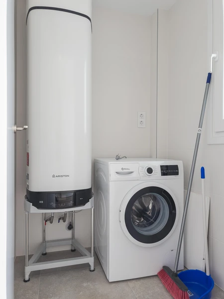Utility Room with Washer and Boiler