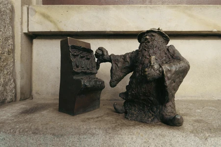 Bronze Gnome Sculpture
