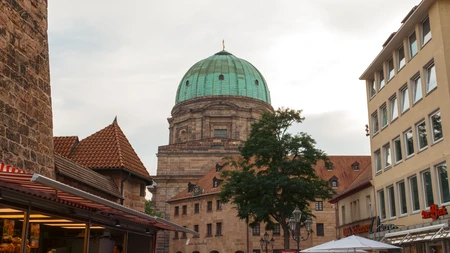 Historic Cityscape with Dome