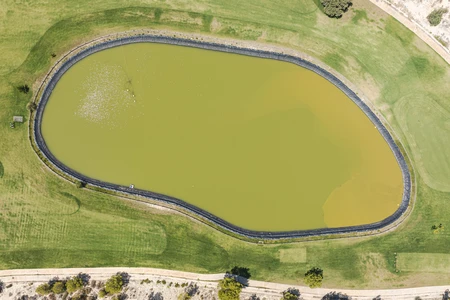 Aerial View of Lagoon