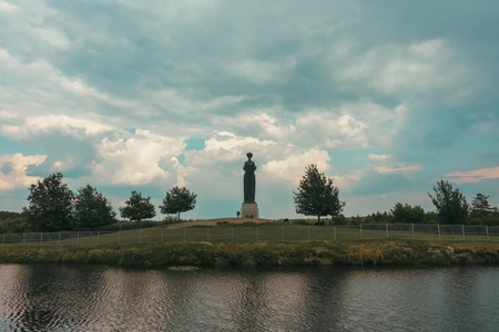 Statue by the Riverside