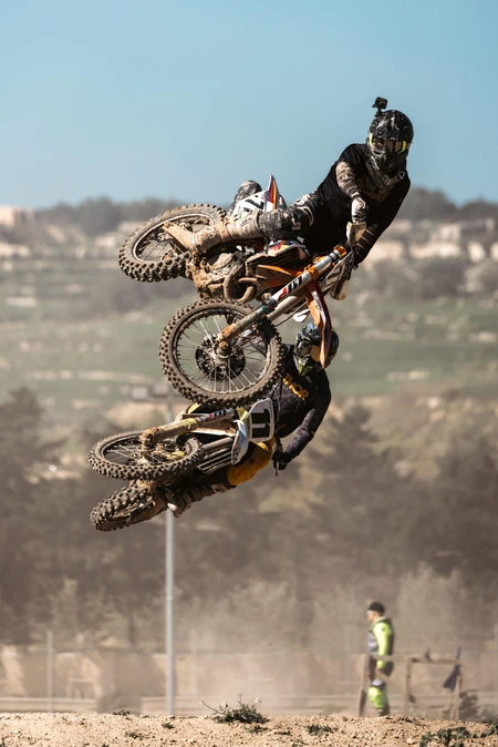 High-Flying Motocross Action