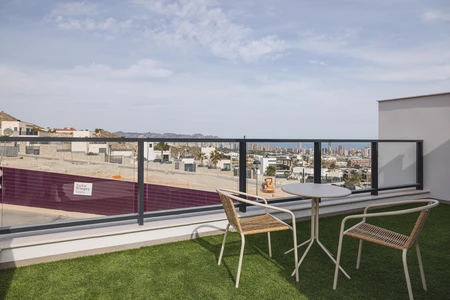 Rooftop Terrace with City View