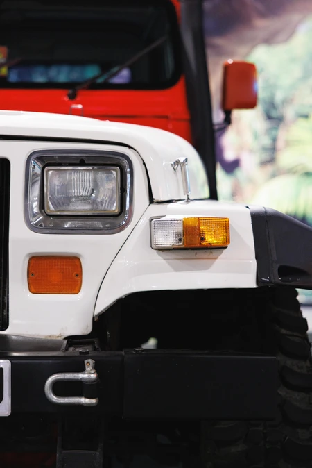Close-Up of Off-Road Vehicle