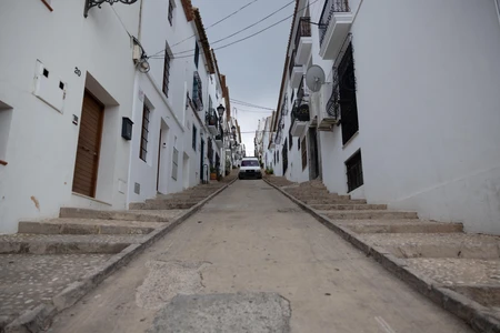 Charming Narrow Street Scene