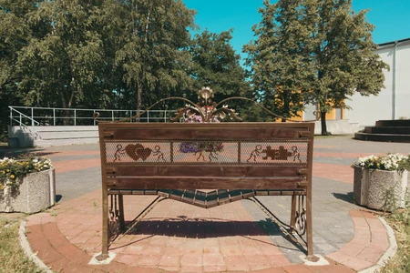Decorative Park Bench