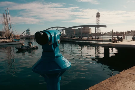 Harbor View with Telescope