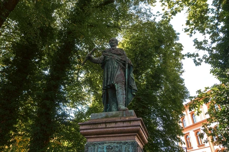 Historical Monument Amidst Trees