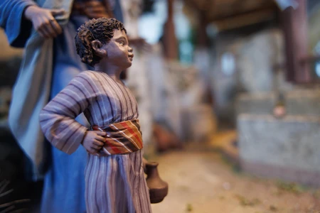 Artistic Figurine in Focus