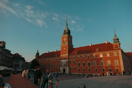 Historic Castle at Sunset