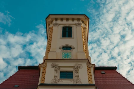 Historic Tower Against Blue Sky