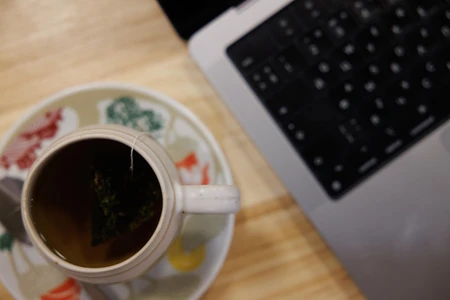 Tea and Laptop