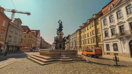 Historic European Square
