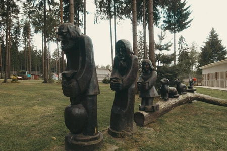 Forest Sculpture Scene
