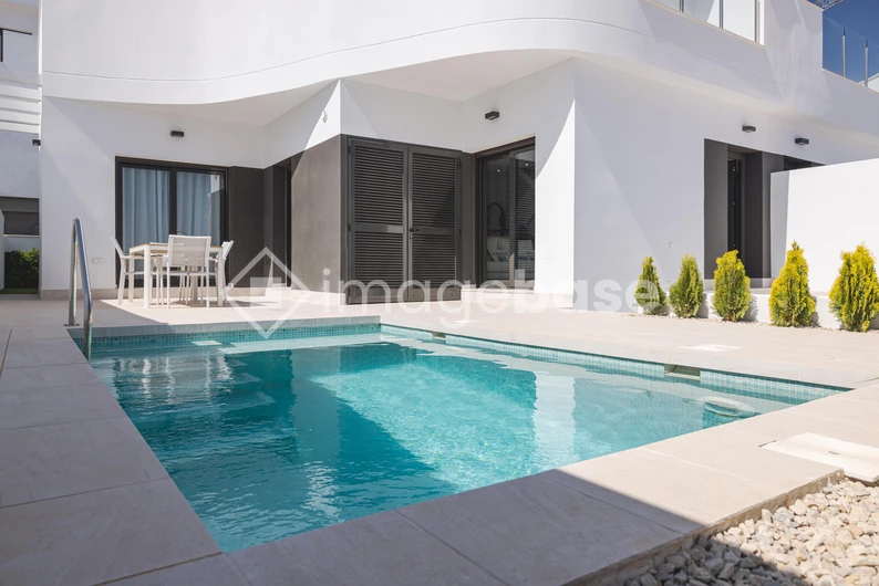 Elegant Poolside View