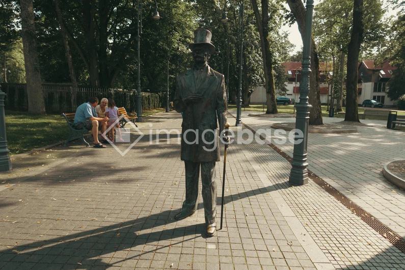 Statue in a Park