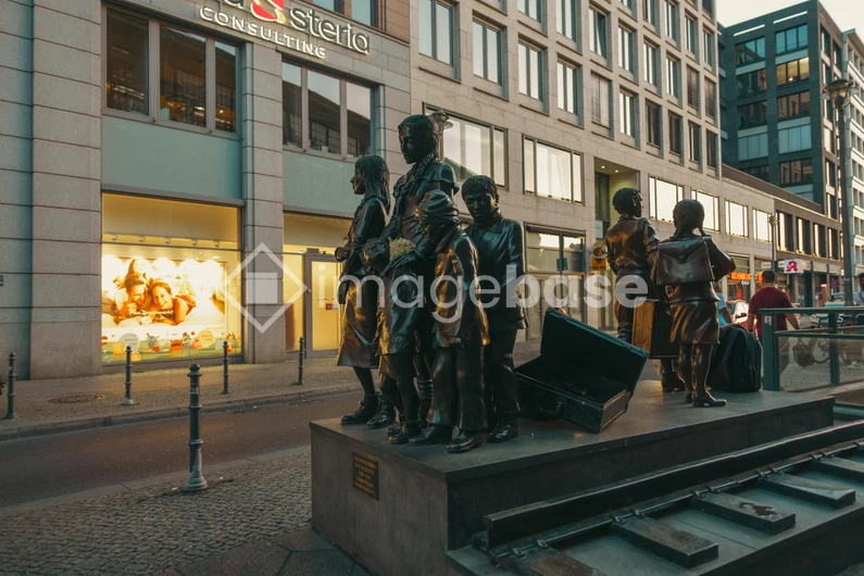Urban Statue Display