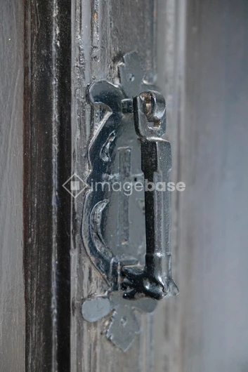 Antique Door Handle Close-Up