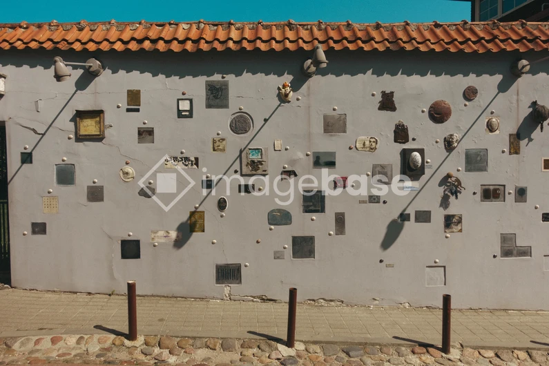 Decorative Wall with Artifacts