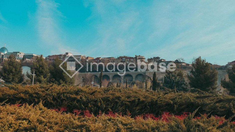Scenic Landscape with Ancient Architecture