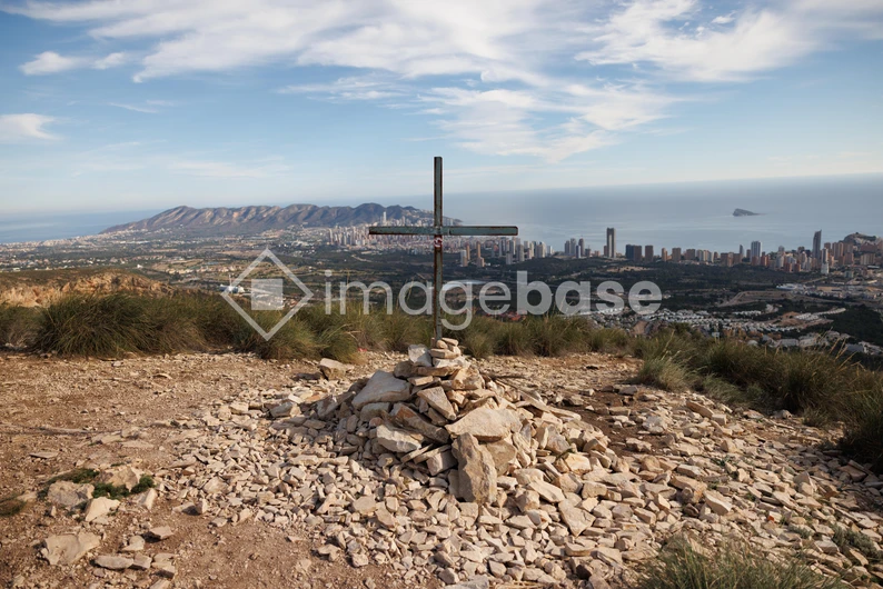 Mountain View Overlooking Cityscape
