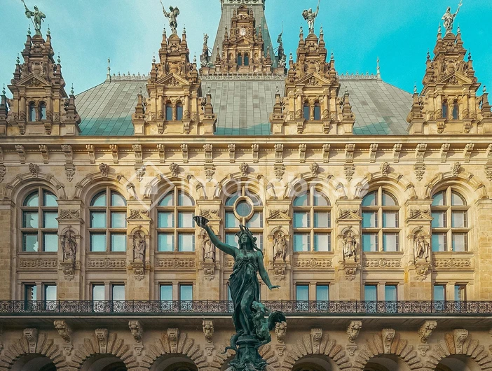 Ornate Historic Building Façade