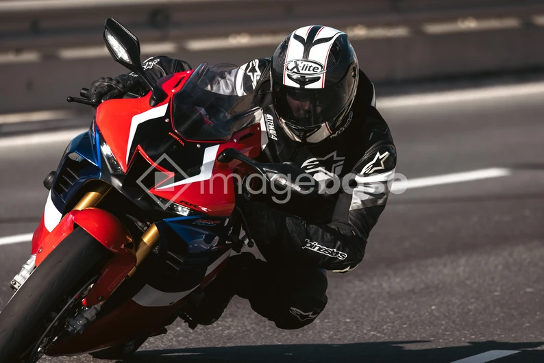 High-Speed Motorcycle Ride