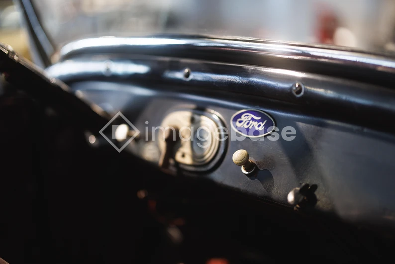 Vintage Car Dashboard