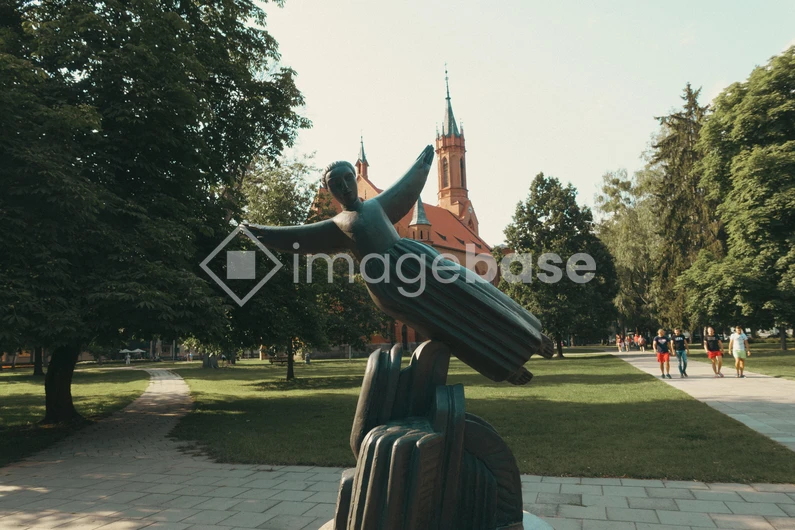 Historic Statue in Park