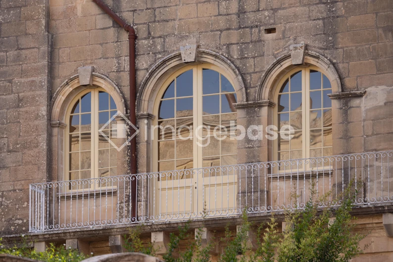 Historic Stone Building Facade