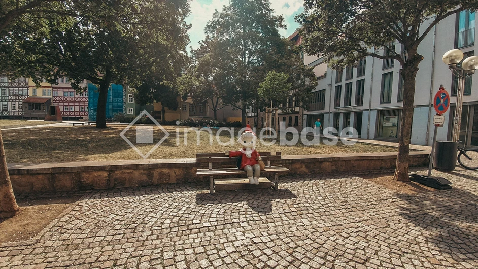 Sunny Day in the City Square