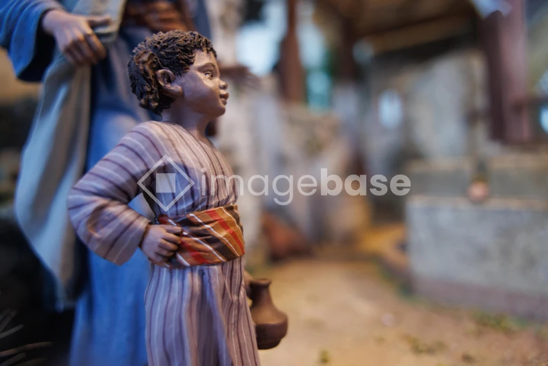 Artistic Figurine in Focus