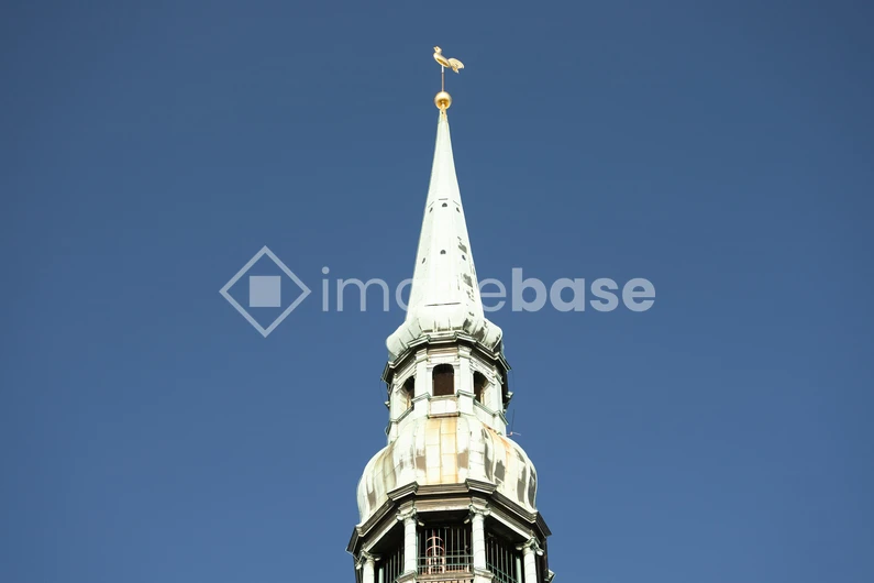Church Tower Against Clear Sky