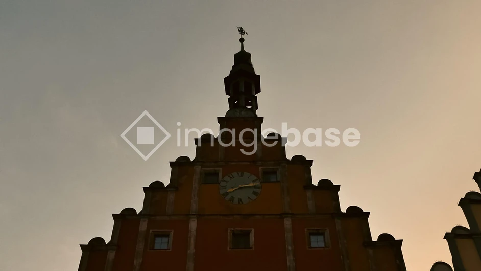 Silhouette of an Architectural Structure