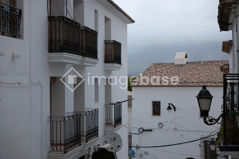 Serene Village Street