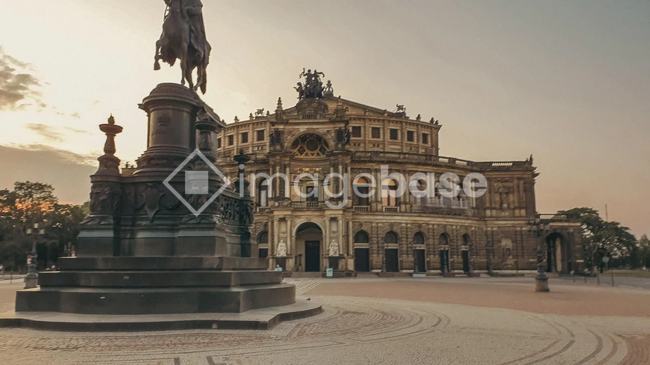 Historic Opera House at Sunset