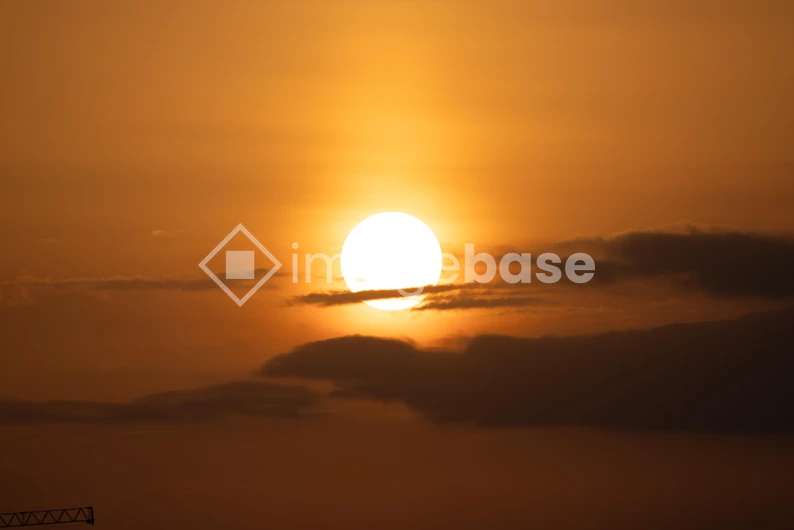 Sunset Over Clouds