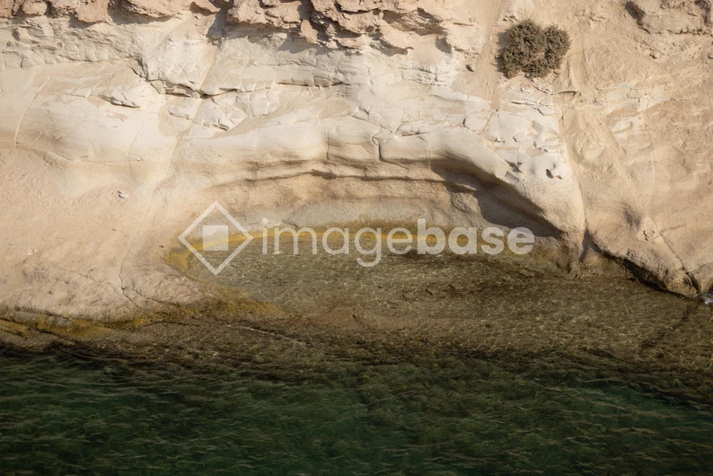 Serene Coastal Rock Formation
