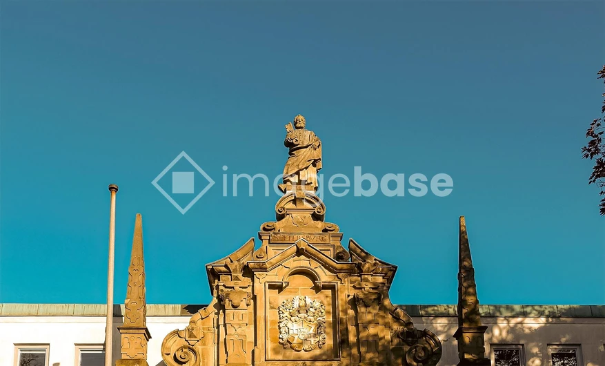 Historic Monument at Sunset