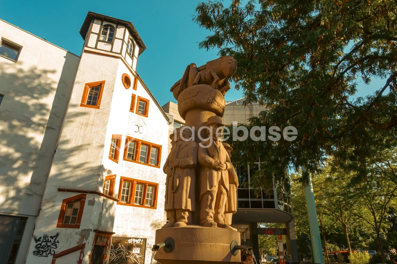 Historic Statue and Architecture