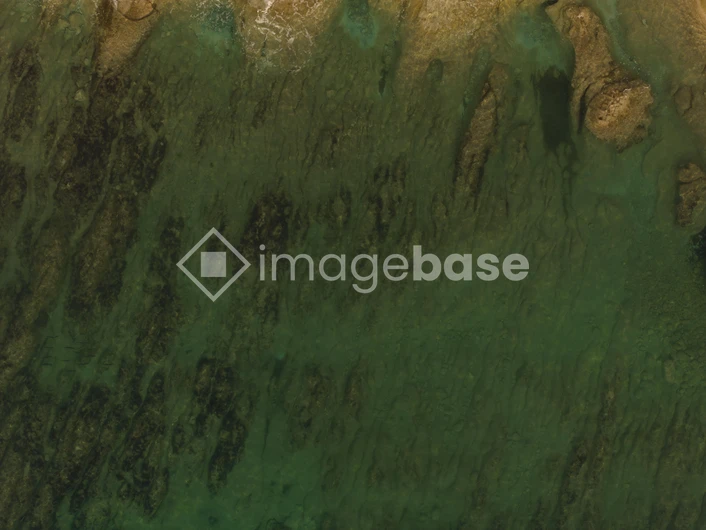 Aerial View of Green Waters