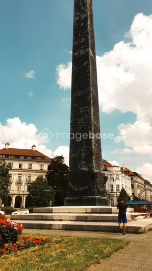 Historic Obelisk in City Square