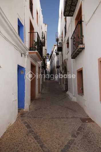 Charming Alleyway in a Historic Town