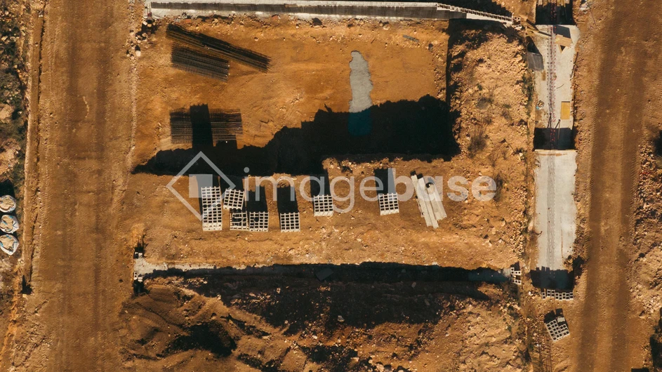 Construction Site Aerial View