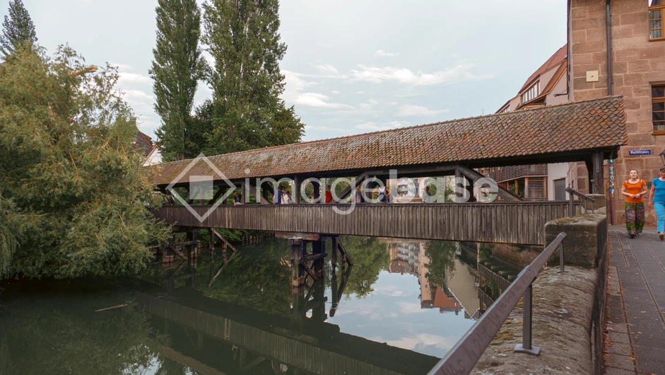 Historic Bridge Over Calm Waters